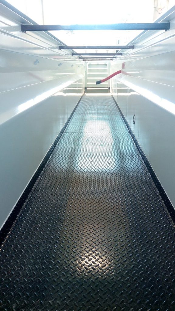 fosse de garage conforme recommandations INRS