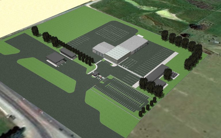 Construction garage poids lourds