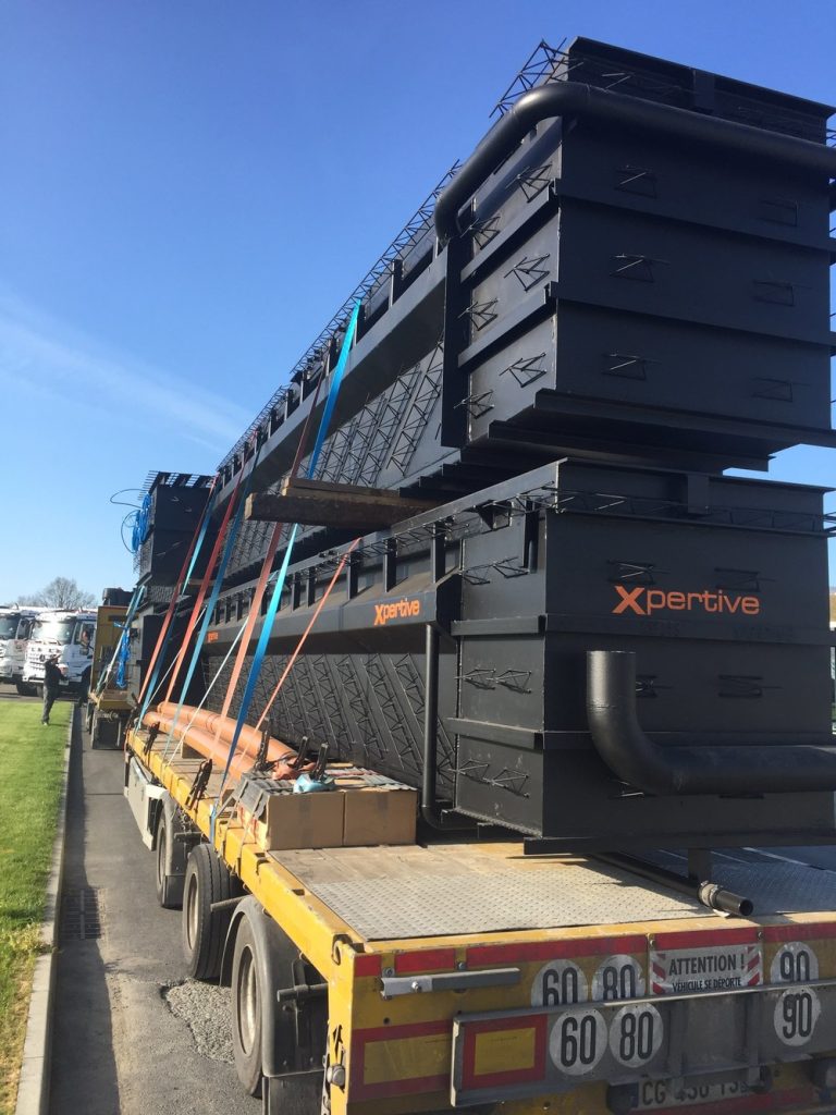 Fosse d'atelier pour maintenance poids lourds