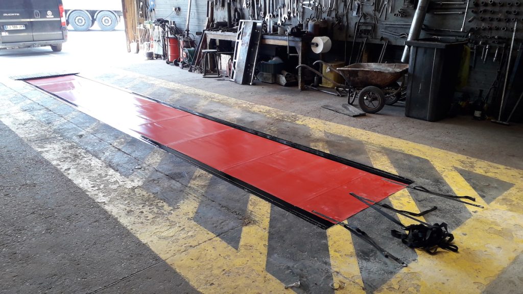 mise aux normes fosse de garage atelier existant