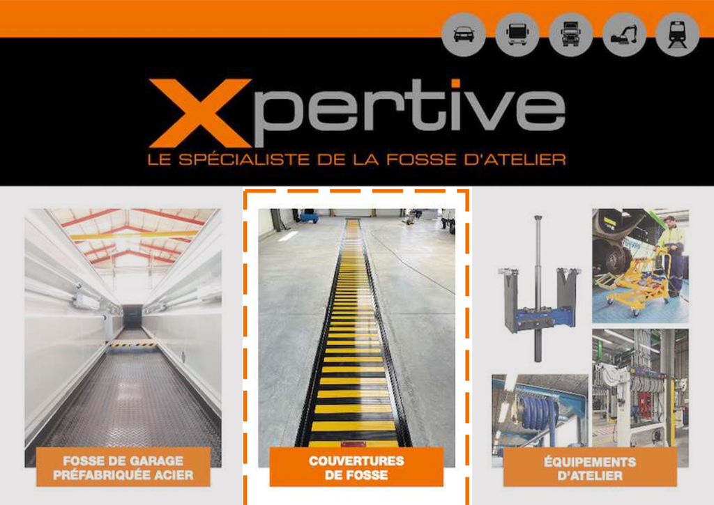 Couvertures et rideaux pour fosse de garage XPERTIVE — free download
